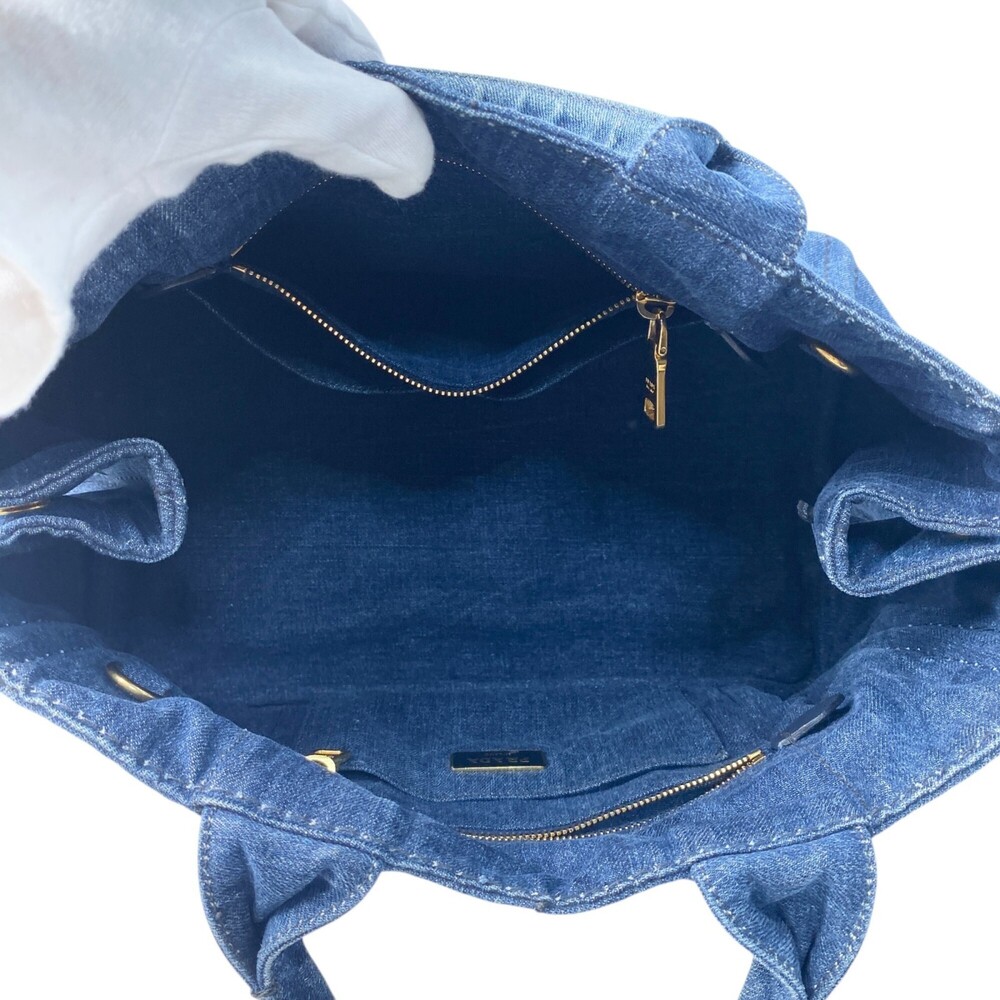 PRADA Blue Shoulder Bag - Picture 9 of 16